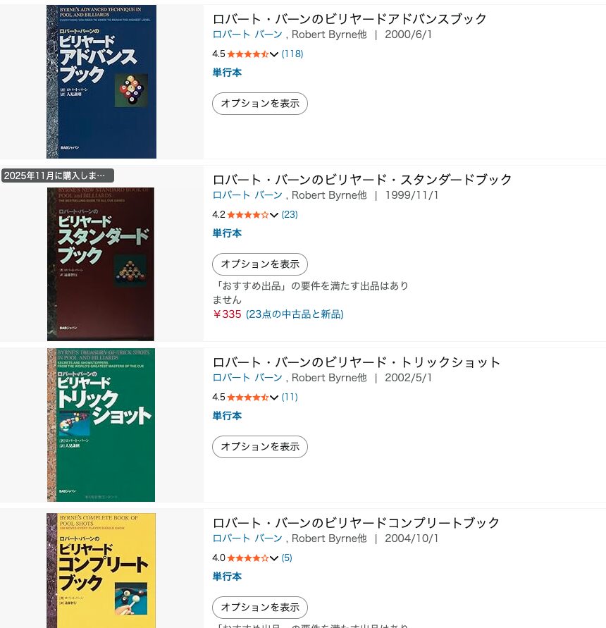 ロバート・バーンの本４冊