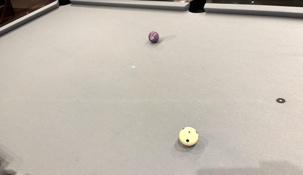 がんばって撞きました🎱